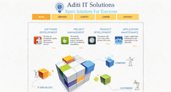 Desktop Screenshot of aditiitsolutions.com